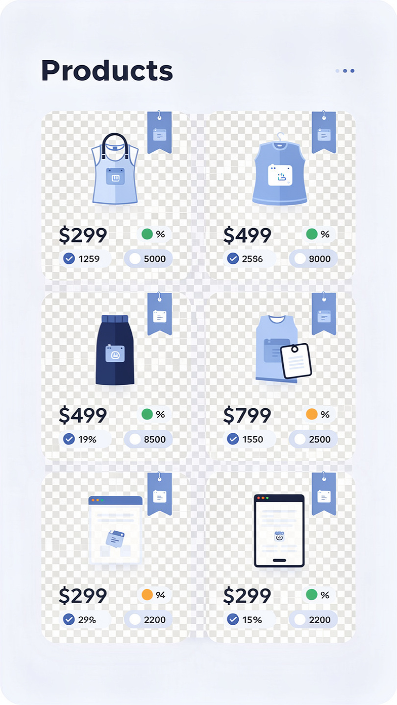 Products Dashboard